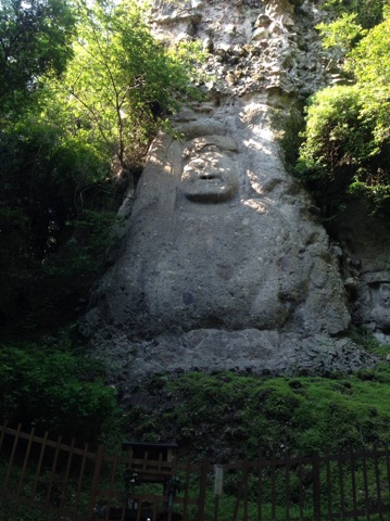 熊野磨崖仏の石仏