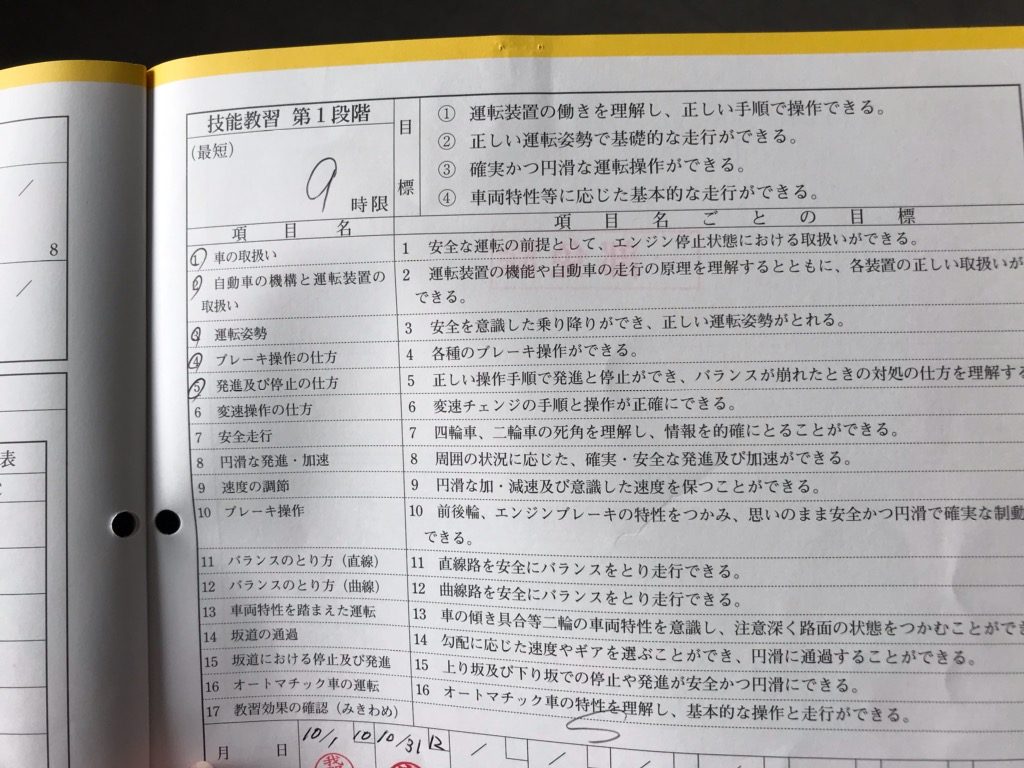 バイク教習 2 3 4時間目 心折れた瞬間と感謝溢れた瞬間 なならいふ